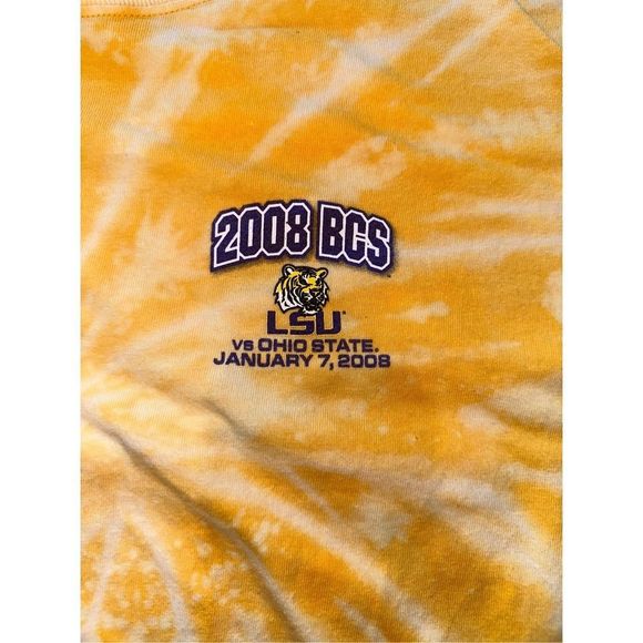 LSU Tigers 2008 BCS Championship Game Bleached Tee - Picture 4 of 5